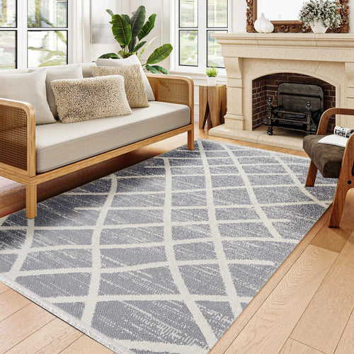 Keythorne Geometrik Polip Makine Halısı