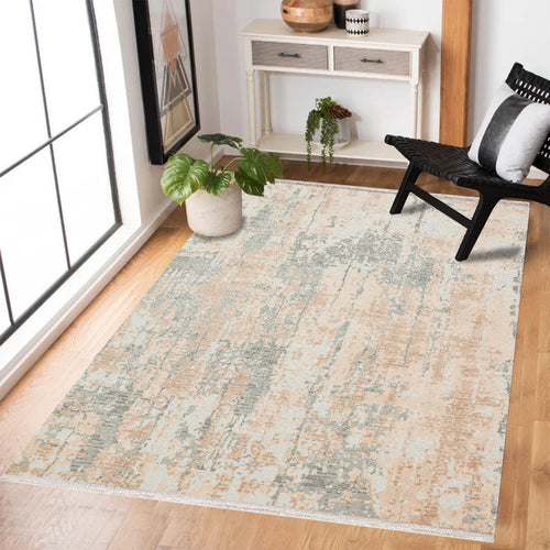 Pembe Modern Modern Etnik Desenli Halı  | Makinada Yıkanabilir | Hav Toz Vermez | Leke Tutmayan | Kaymaz Taban | Dijital Makine Baskı | Salon Yolluk Mutfak Halısı