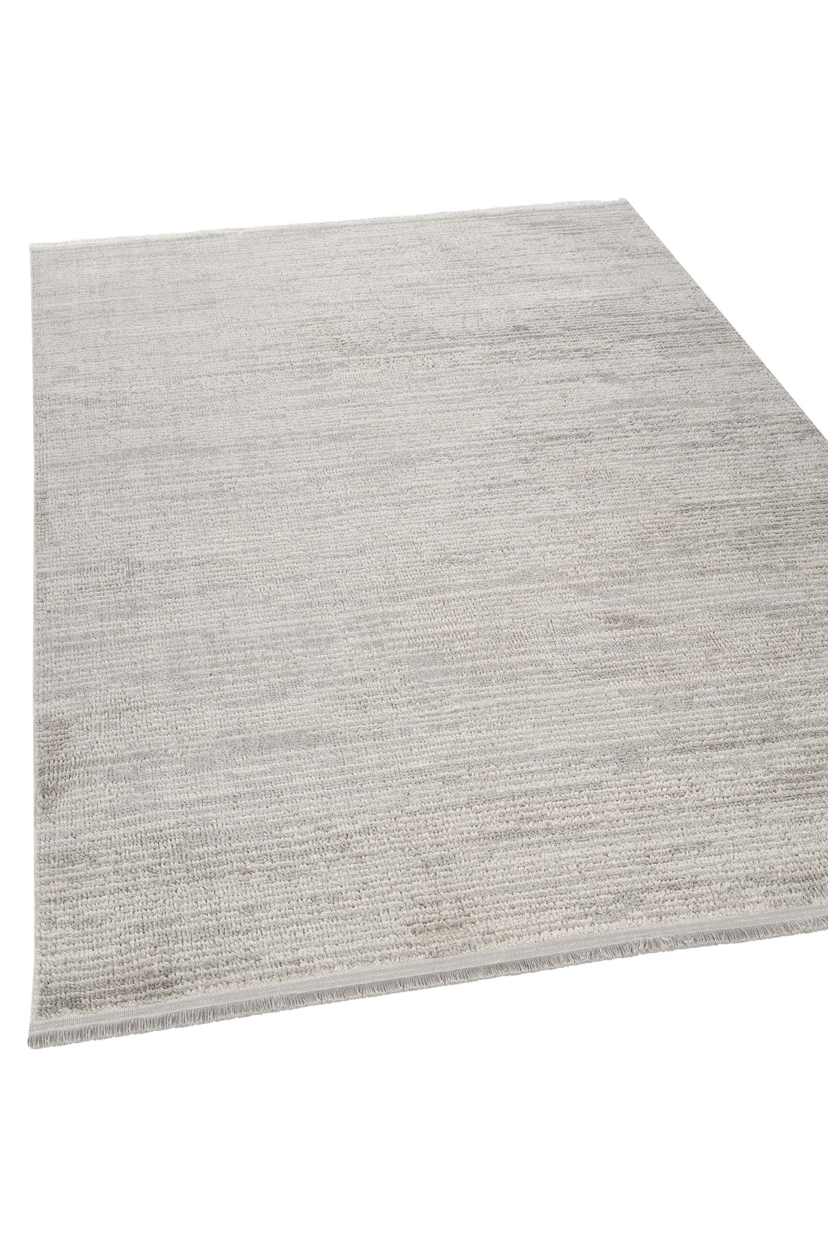 Alovi Gri Beyaz Soyut Desenli Modern Makine Halısı – detay görünümü