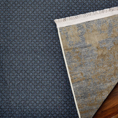 Altın Soyut Modern Etnik Desenli Halı  | Makinada Yıkanabilir | Hav Toz Vermez | Leke Tutmayan | Kaymaz Taban | Dijital Makine Baskı | Salon Yolluk Mutfak Halısı