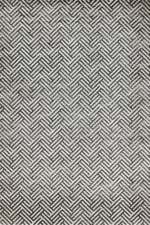 Gri Düz Modern Etnik Desenli Halı  | Makinada Yıkanabilir | Hav Toz Vermez | Leke Tutmayan | Kaymaz Taban | Dijital Makine Baskı | Salon Yolluk Mutfak Halısı