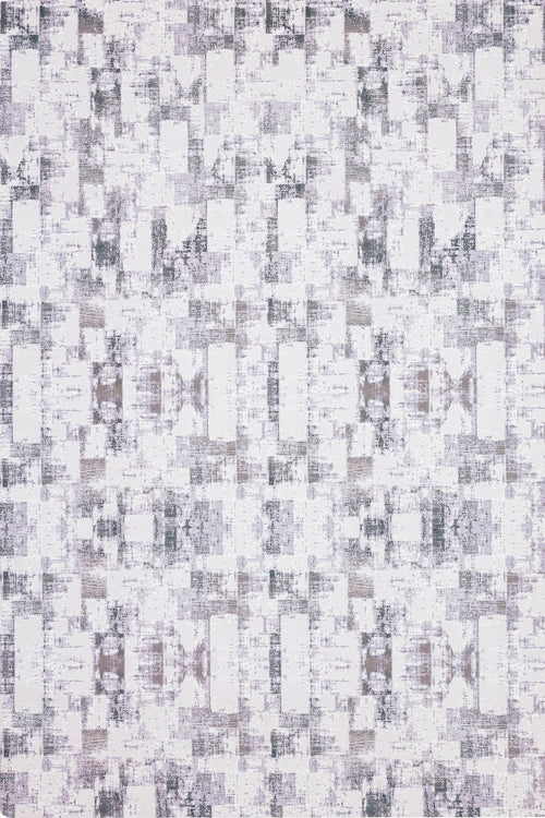 Krem Soyut Modern Etnik Desenli Halı  | Makinada Yıkanabilir | Hav Toz Vermez | Leke Tutmayan | Kaymaz Taban | Dijital Makine Baskı | Salon Yolluk Mutfak Halısı