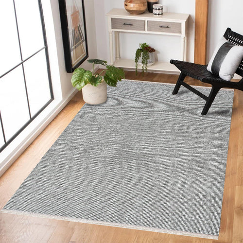 Beyaz Düz Modern Etnik Desenli Halı  | Makinada Yıkanabilir | Hav Toz Vermez | Leke Tutmayan | Kaymaz Taban | Dijital Makine Baskı | Salon Yolluk Mutfak Halısı