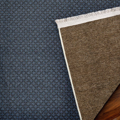 Kahve Düz Modern Etnik Desenli Halı  | Makinada Yıkanabilir | Hav Toz Vermez | Leke Tutmayan | Kaymaz Taban | Dijital Makine Baskı | Salon Yolluk Mutfak Halısı