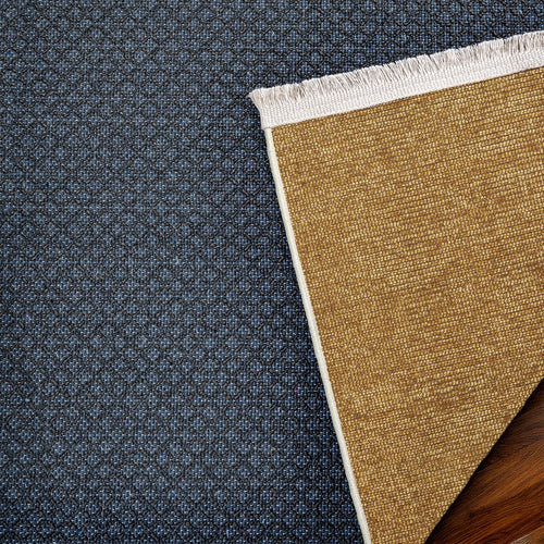 Sarı Düz Modern Etnik Desenli Halı  | Makinada Yıkanabilir | Hav Toz Vermez | Leke Tutmayan | Kaymaz Taban | Dijital Makine Baskı | Salon Yolluk Mutfak Halısı