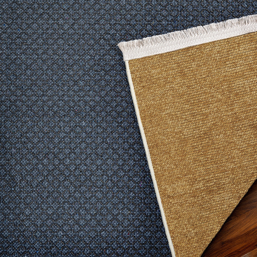 Bej Düz Modern Halı - Yıkanabilir - Kaymaz Taban - Pati Dostu