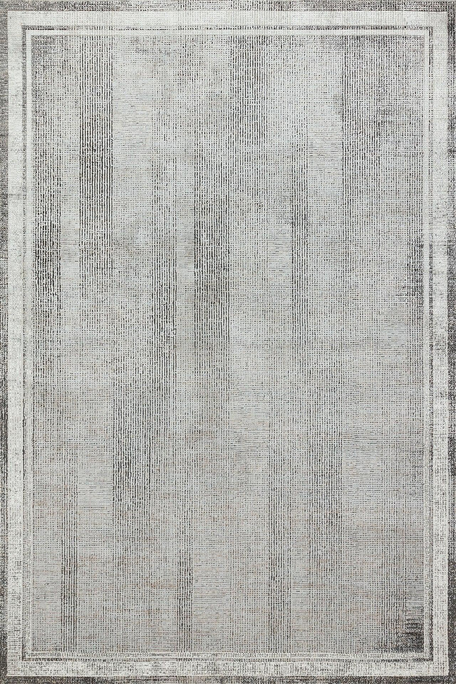 Kahve Ekru Soyut Desenli Modern Salon Halısı Polyester – farklı açı görünümü