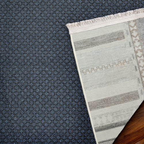 Gri Soyut Modern Etnik Desenli Halı  | Makinada Yıkanabilir | Hav Toz Vermez | Leke Tutmayan | Kaymaz Taban | Dijital Makine Baskı | Salon Yolluk Mutfak Halısı