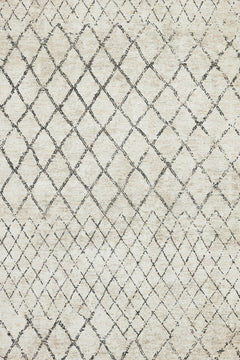 Krem Geometrik Modern Etnik Desenli Halı  | Makinada Yıkanabilir | Hav Toz Vermez | Leke Tutmayan | Kaymaz Taban | Dijital Makine Baskı | Salon Yolluk Mutfak Halısı