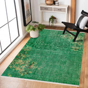 Gold Krem Eskitme Modern Halı - Yıkanabilir - Kaymaz Taban - Pati Dostu