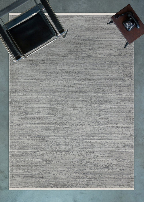 Gri Düz Modern Etnik Desenli Halı  | Makinada Yıkanabilir | Hav Toz Vermez | Leke Tutmayan | Kaymaz Taban | Dijital Makine Baskı | Salon Yolluk Mutfak Halısı