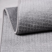 Beyaz Modern Polyester Makine Halısı