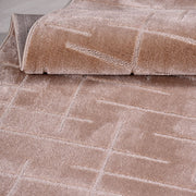 Bej Düz Polyester Makine Halısı