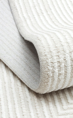 Hav Toz Vermez Yıkanabilir Eskitme Desenli Modern Makine Halısı