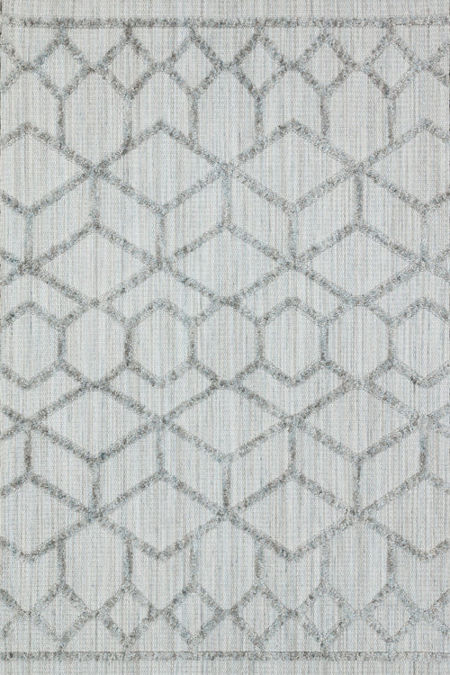 Gri Geometrik Modern Etnik Desenli Halı  | Makinada Yıkanabilir | Hav Toz Vermez | Leke Tutmayan | Kaymaz Taban | Dijital Makine Baskı | Salon Yolluk Mutfak Halısı