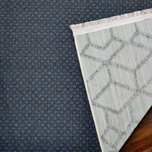 Gri Geometrik Modern Etnik Desenli Halı  | Makinada Yıkanabilir | Hav Toz Vermez | Leke Tutmayan | Kaymaz Taban | Dijital Makine Baskı | Salon Yolluk Mutfak Halısı