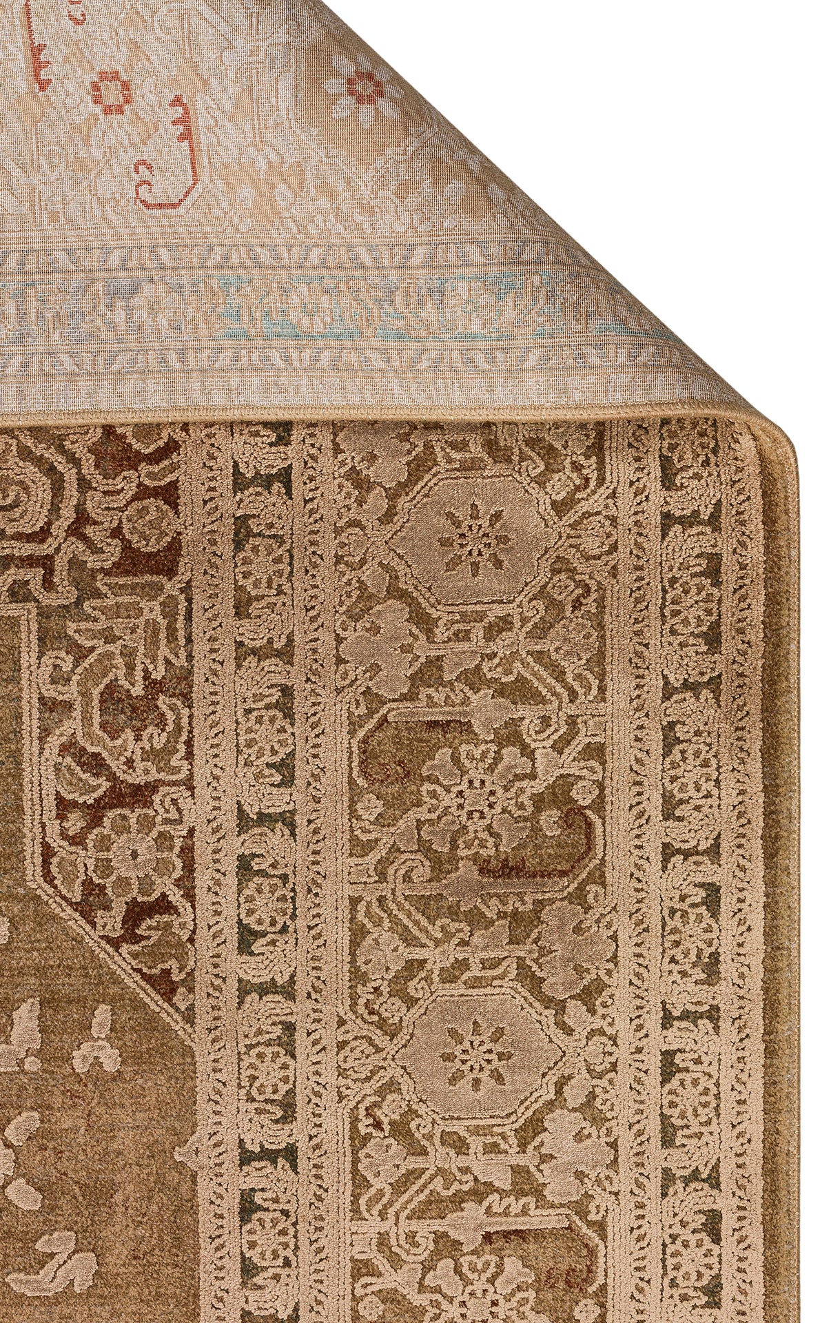 Yumuşak Dokulu Vintage Esintilere Sahip Dokuma Halı