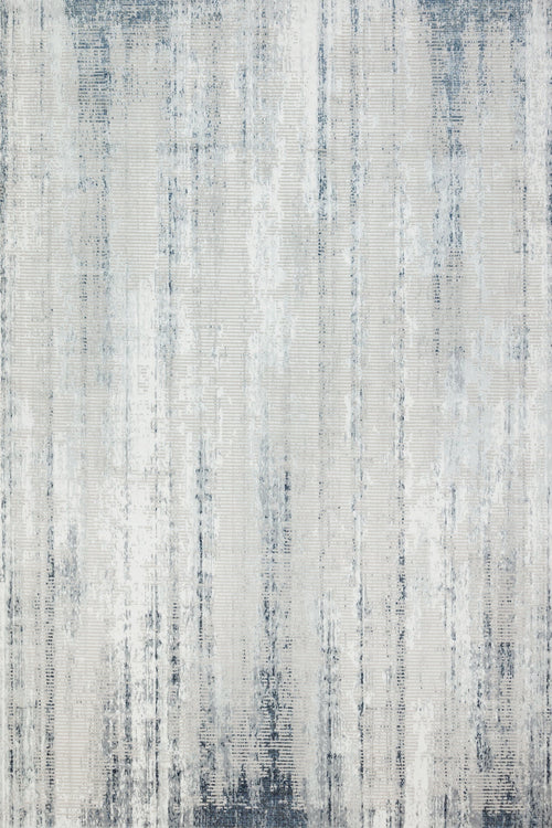 Mavi Soyut Modern Etnik Desenli Halı  | Makinada Yıkanabilir | Hav Toz Vermez | Leke Tutmayan | Kaymaz Taban | Dijital Makine Baskı | Salon Yolluk Mutfak Halısı