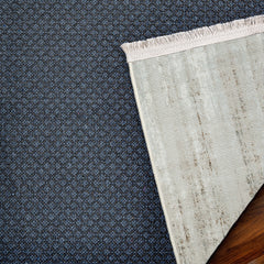 Krem Soyut Modern Etnik Desenli Halı  | Makinada Yıkanabilir | Hav Toz Vermez | Leke Tutmayan | Kaymaz Taban | Dijital Makine Baskı | Salon Yolluk Mutfak Halısı