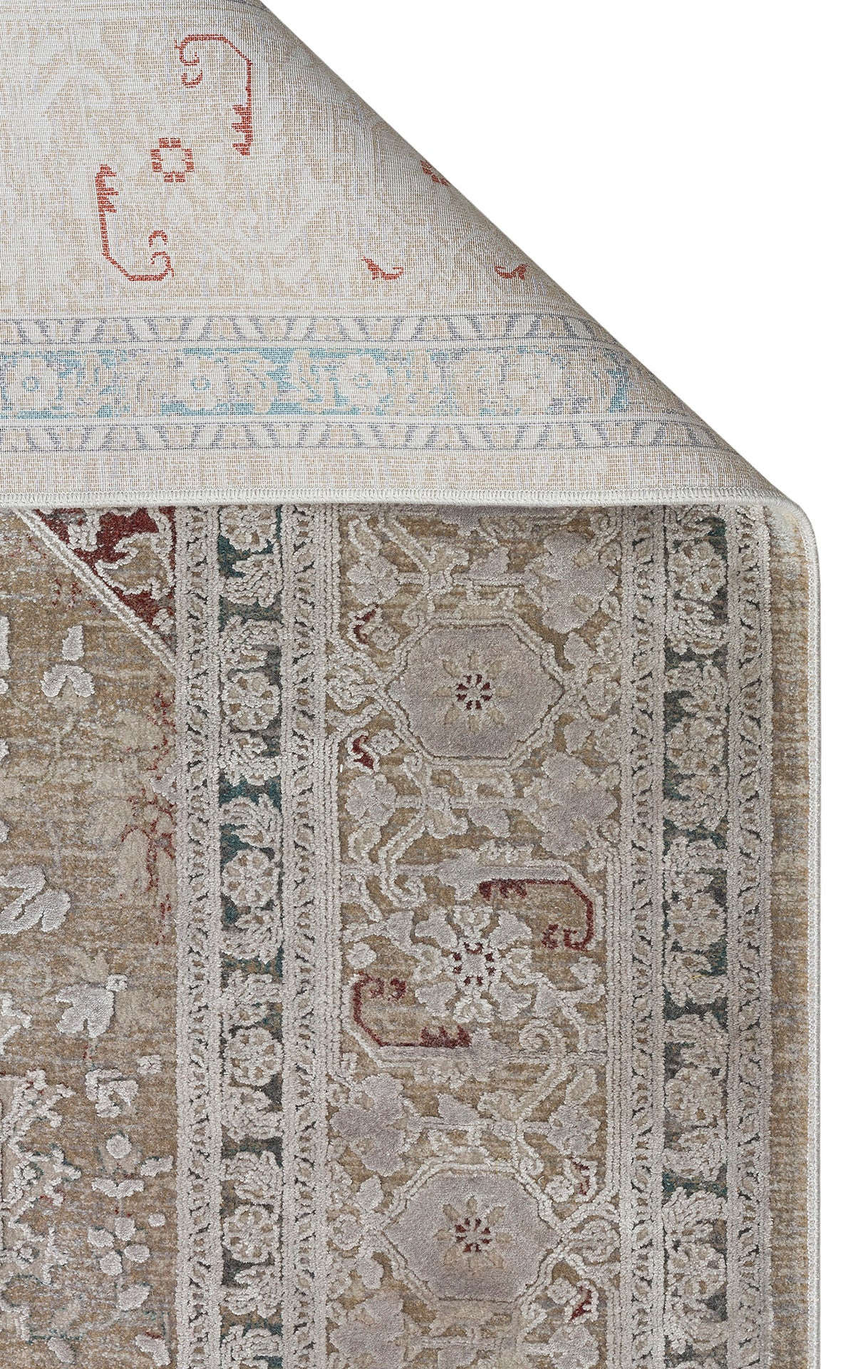 Yumuşak Dokulu Vintage Esintilere Sahip Dokuma Halı