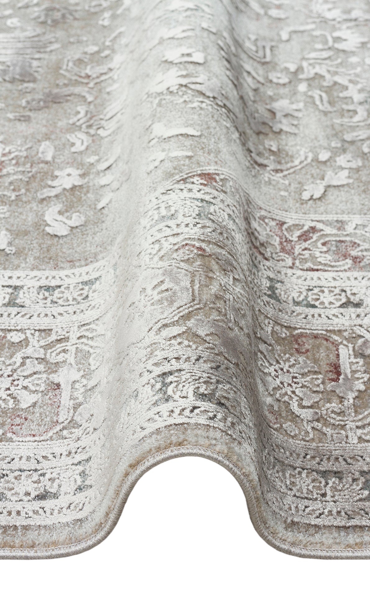 Yumuşak Dokulu Vintage Esintilere Sahip Dokuma Halı