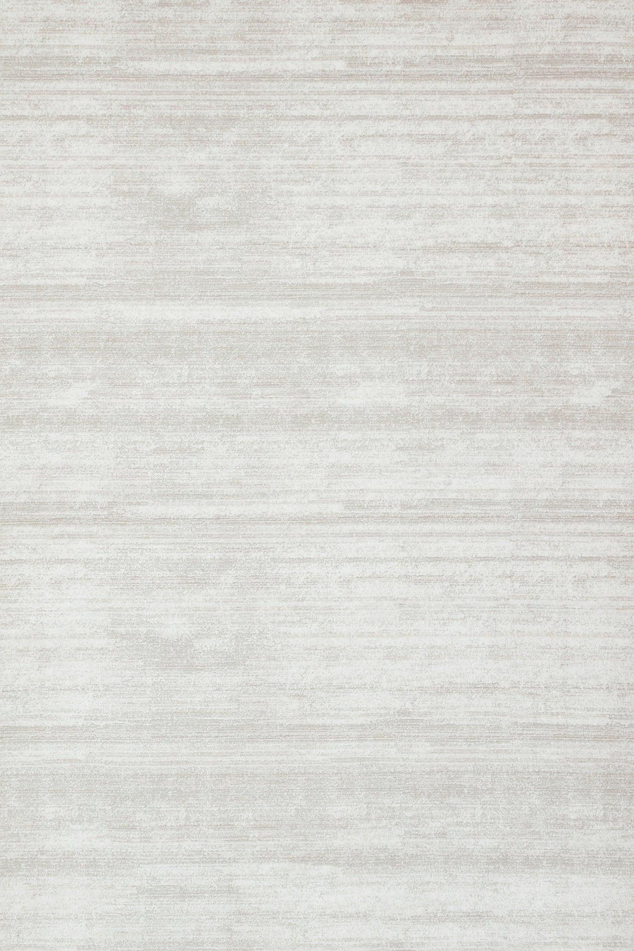 Modern Striped Area Rug in White and Light Grey – in the living room