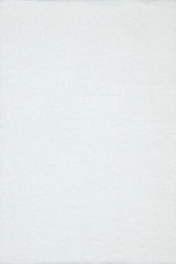 White Modern Living Room Rug Polyester Machine Woven
