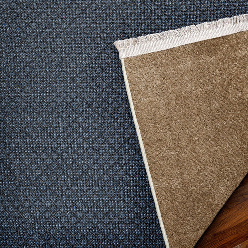 Kahve Düz Modern Etnik Desenli Halı  | Makinada Yıkanabilir | Hav Toz Vermez | Leke Tutmayan | Kaymaz Taban | Dijital Makine Baskı | Salon Yolluk Mutfak Halısı