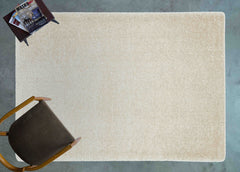 Bej Düz Modern Etnik Desenli Halı  | Makinada Yıkanabilir | Hav Toz Vermez | Leke Tutmayan | Kaymaz Taban | Dijital Makine Baskı | Salon Yolluk Mutfak Halısı