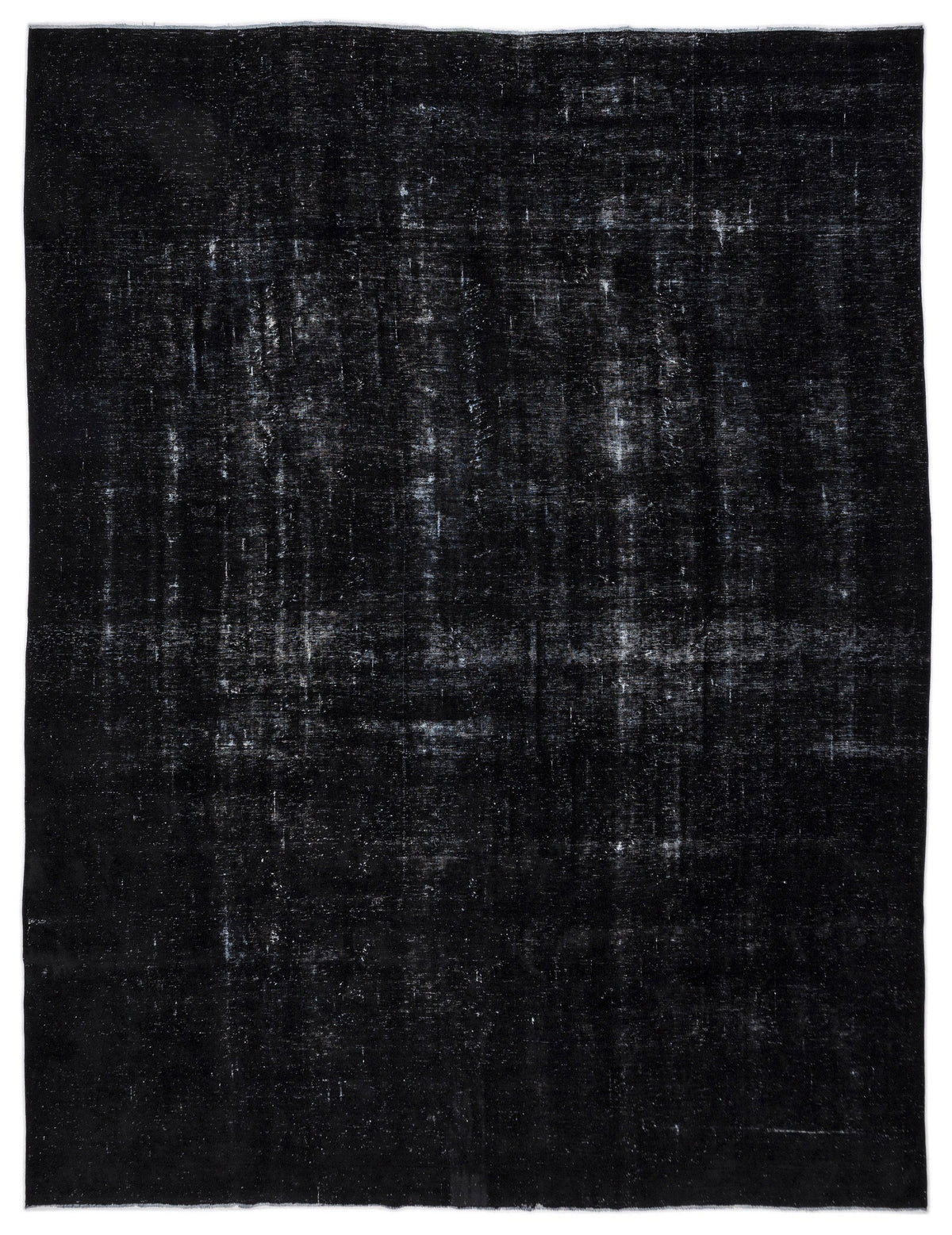 Navyel Siyah ve Gri Düz El Dokuma Halı 299x388 cm