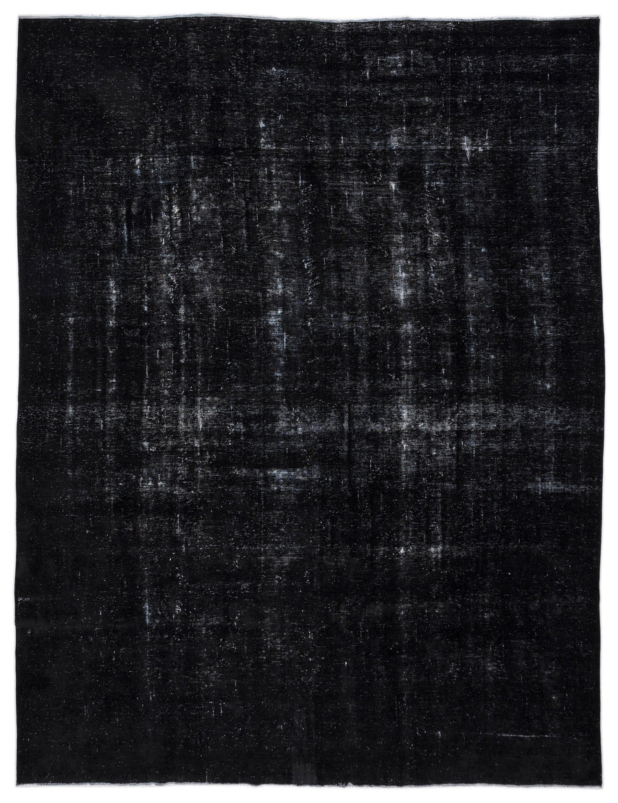 Navyel Siyah ve Gri Düz El Dokuma Halı 299x388 cm