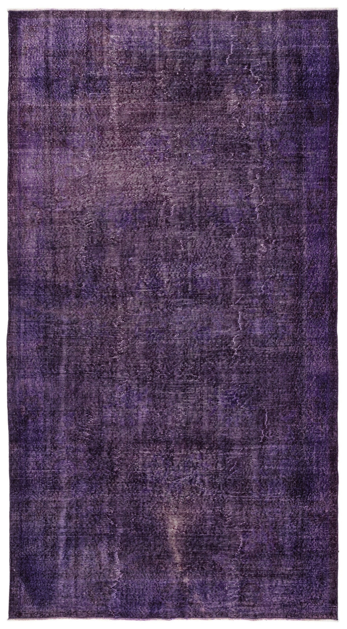 Tirena Mor ve Lacivert Düz El Dokuma Halı 174x329 cm