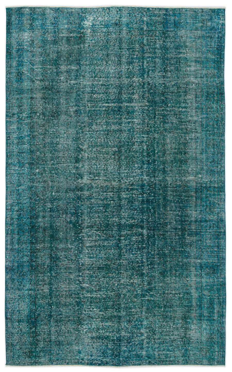 Tirena Turkuaz ve Gri Soyut Desenli El Dokuma Halı 167x267 cm