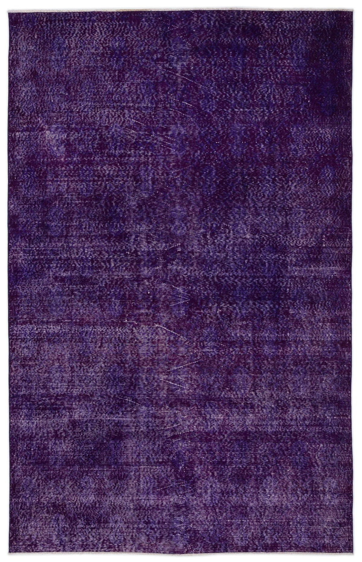 Tirena Mor ve Lacivert Soyut Desenli El Dokuma Halı 183x285 cm