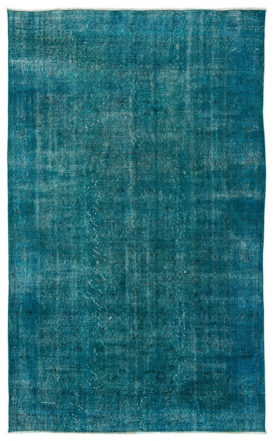 Tirena Turkuaz ve Lacivert Düz El Dokuma Halı 150x250 cm