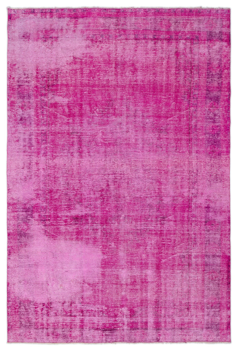 Tirena Pembe ve Mor Soyut Desenli El Dokuma Halı 170x256 cm