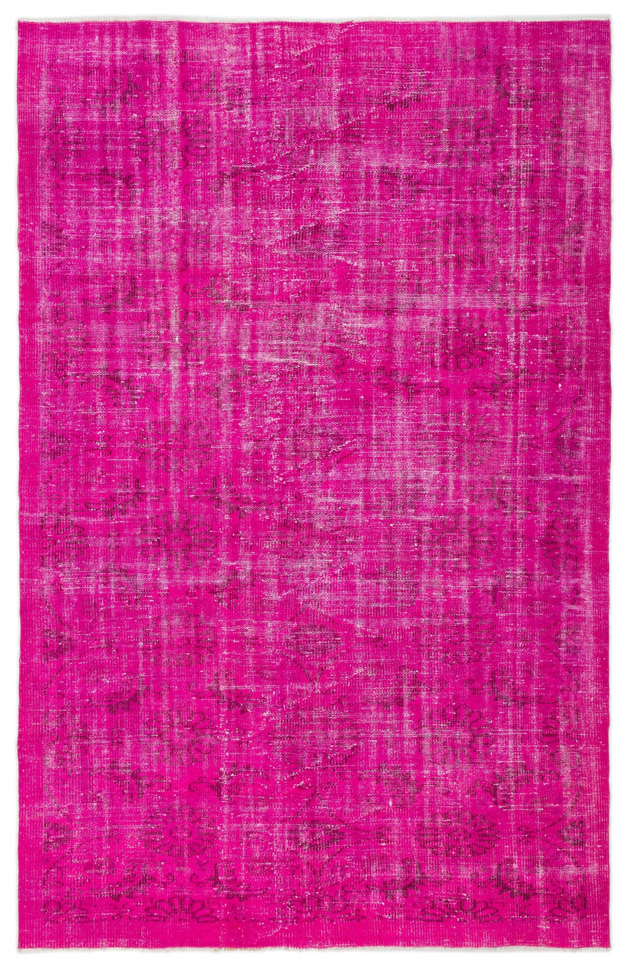 Tirena Pembe ve Gri Soyut Desenli El Dokuma Halı 170x260 cm