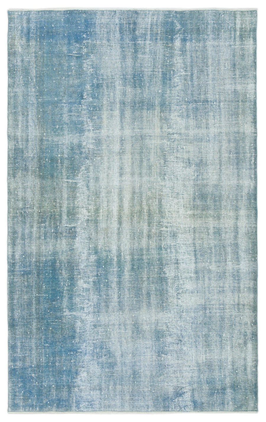 Tirena Mavi ve Beyaz Soyut Desenli El Dokuma Halı 158x250 cm