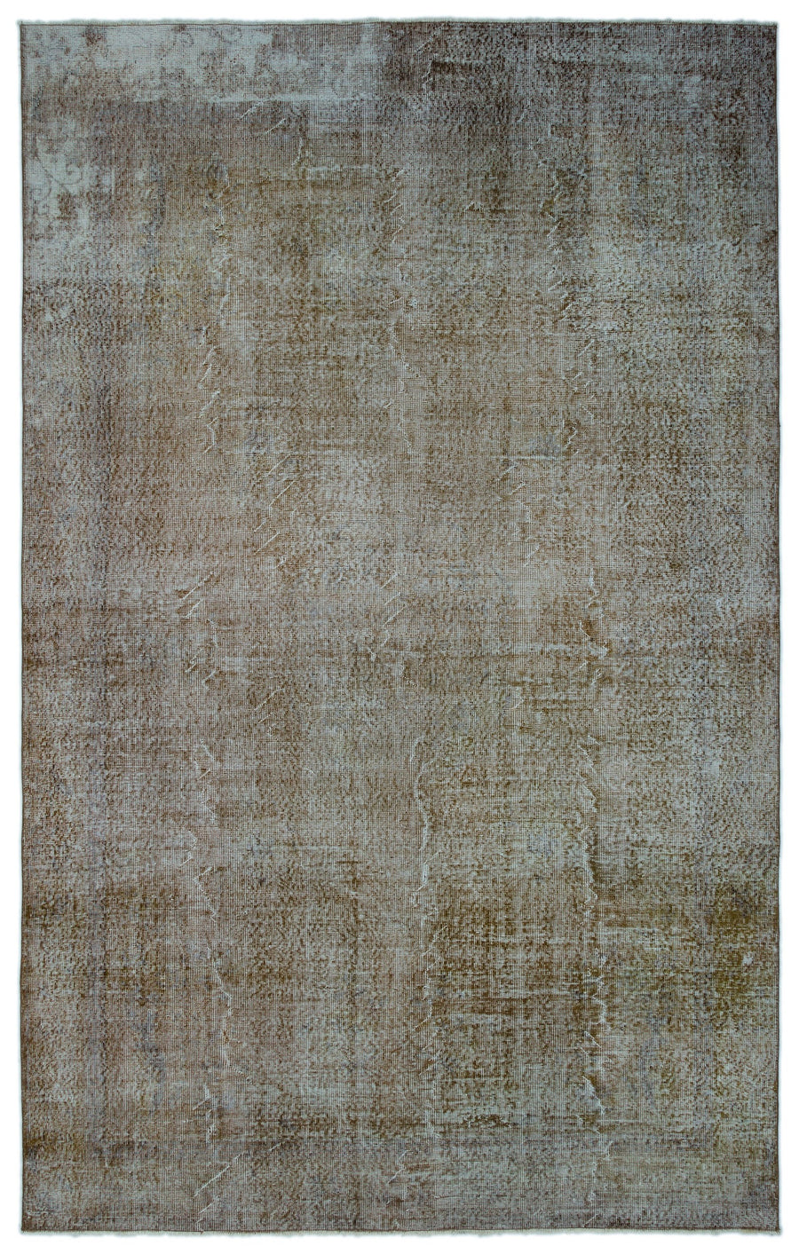 Tirena Gri ve Kahverengi Soyut Desenli El Dokuma Halı 205x327 cm