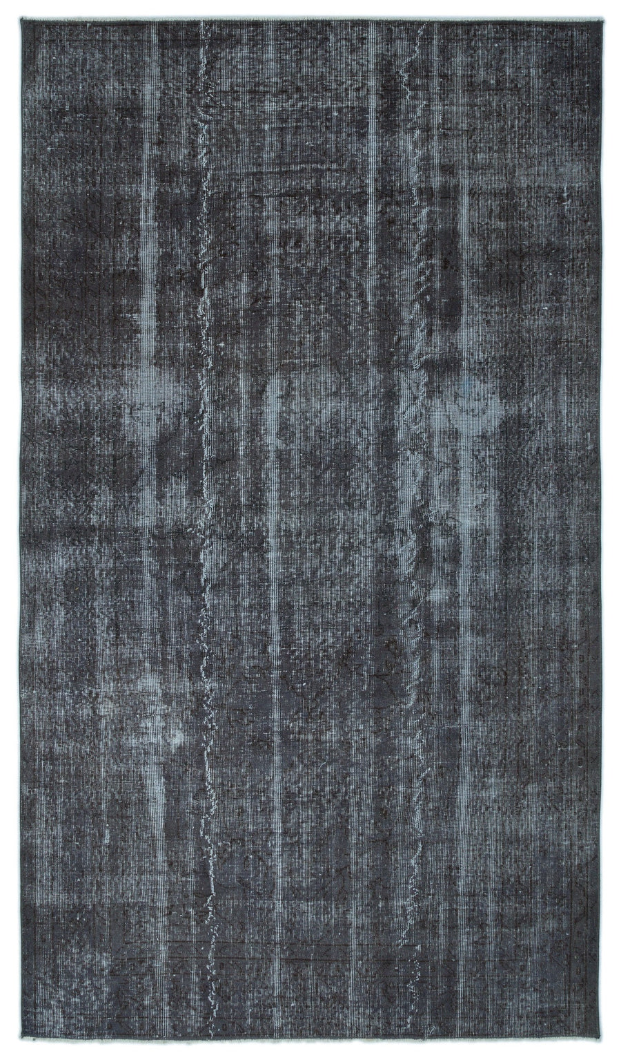 Tirena Gri ve Antrasit Soyut Desenli El Dokuma Halı 168x288 cm