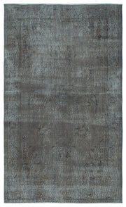 Tirena Gri ve Antrasit Eskitme Desenli El Dokuma Halı 166x275 cm