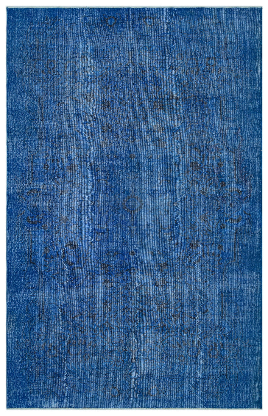 Tirena Mavi ve Gri Soyut Desenli El Dokuma Halı 184x282 cm