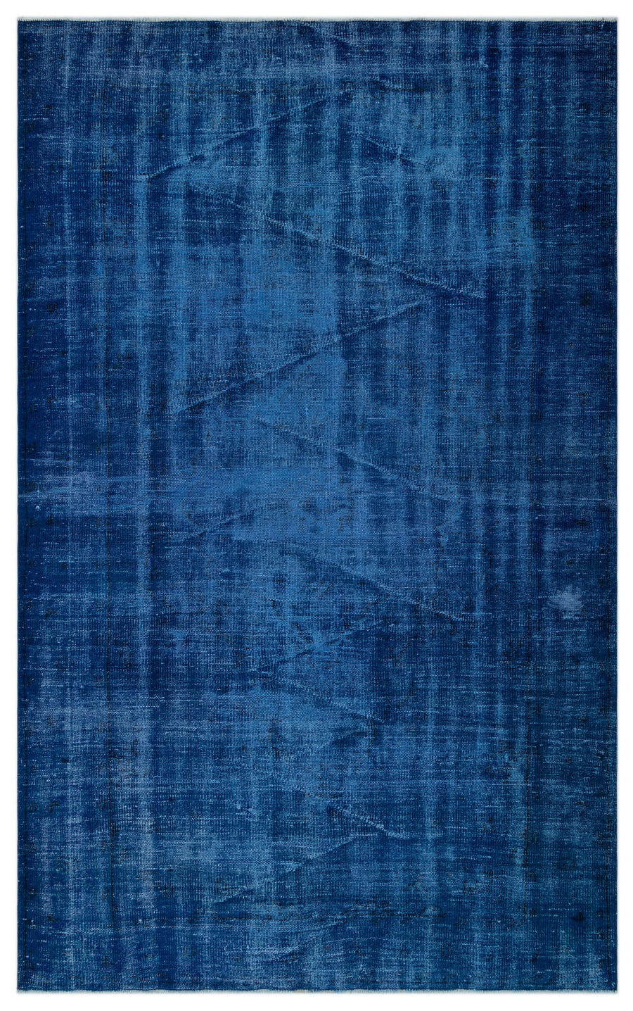 Tirena Mavi ve Lacivert Soyut Desenli El Dokuma Halı 186x310 cm