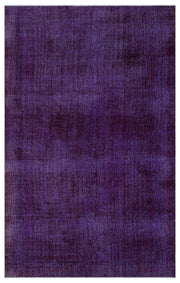 Tirena Mor ve Kırmızı Soyut Desenli El Dokuma Halı 178x283 cm