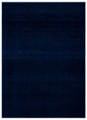 Navyel Mavi ve Lacivert Düz El Dokuma Halı 270x381 cm