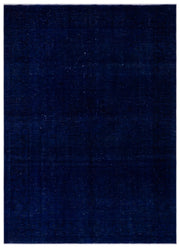 Navyel Mavi ve Lacivert Düz El Dokuma Halı 235x328 cm