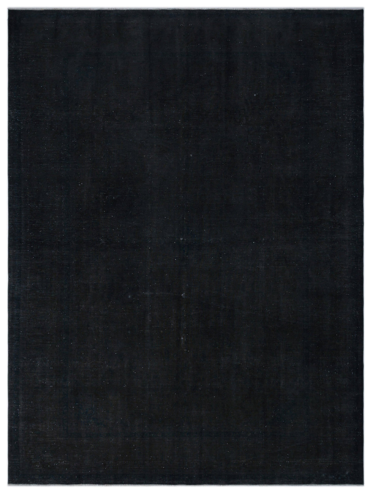 Navyel Gri ve Siyah Düz El Dokuma Halı 284x383 cm