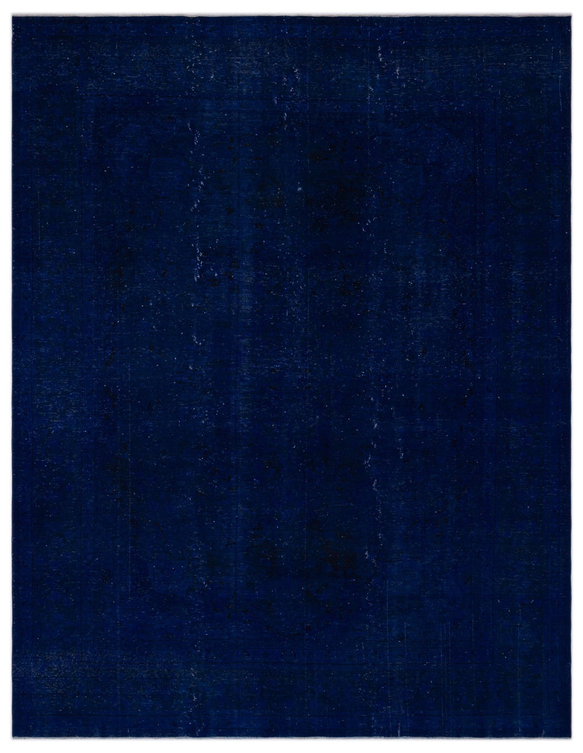 Navyel Mavi ve Lacivert Düz El Dokuma Halı 291x368 cm