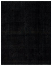 Navyel Siyah Düz Tek Parça El Dokuma Halı 300x380 cm