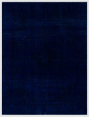 Navyel Mavi ve Lacivert Düz El Dokuma Halı 283x371 cm